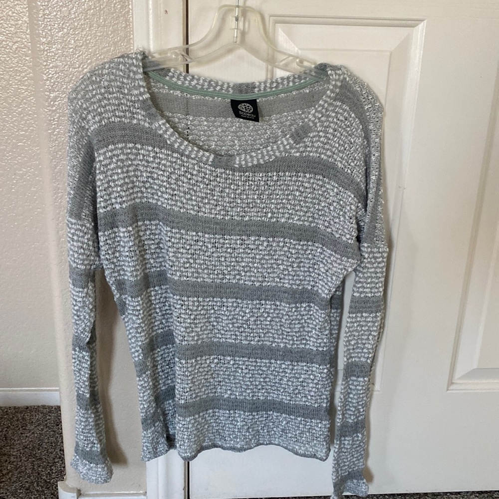 Bobeau striped sweater shirt